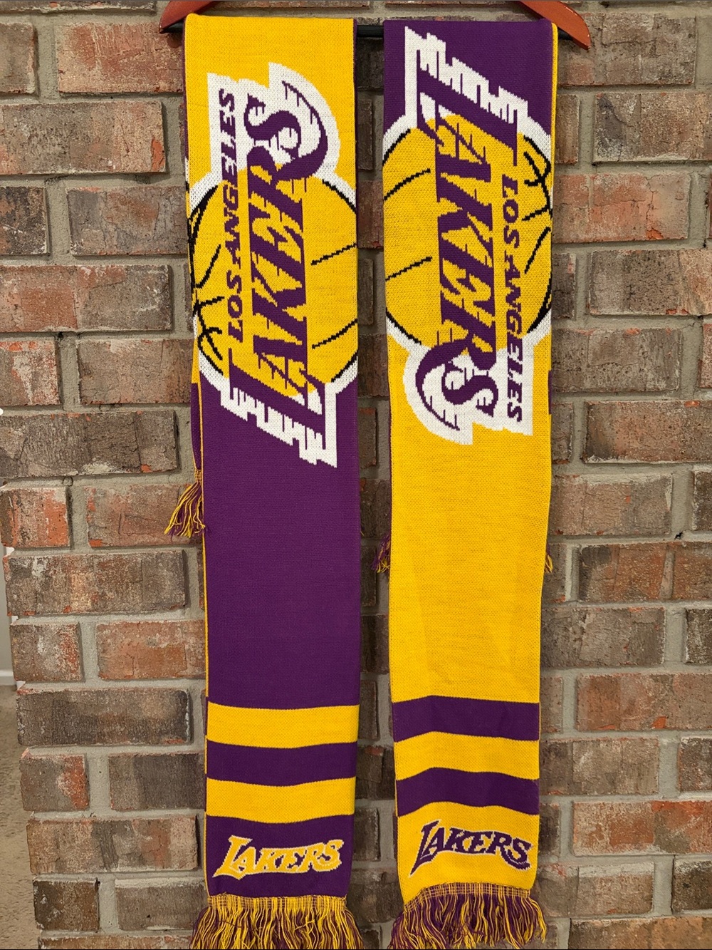 Los Angeles Lakers Purple & Gold Fan Scarf